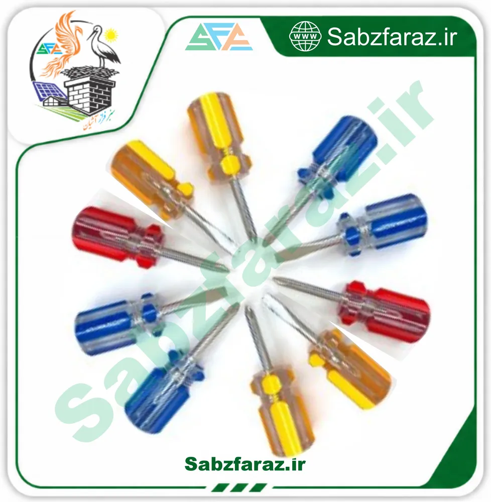 پیچ گوشتی چهارپهلو مشتی 6mm×38mm